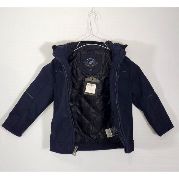 NWT Urban Republic Baby's Navy BlueWool Winter Jacket Size 12 M 1066 - Picture 10 of 13